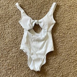 Aerie 1 piece white swimsuit